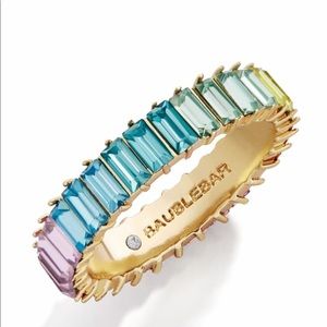 BaubleBar mini Alidia rainbow ring